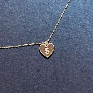 Kate Spade Initial Here S pendant, Rose Gold